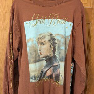 Taylor Swift Gold Rush Long-Sleeve T-Shirt - Large